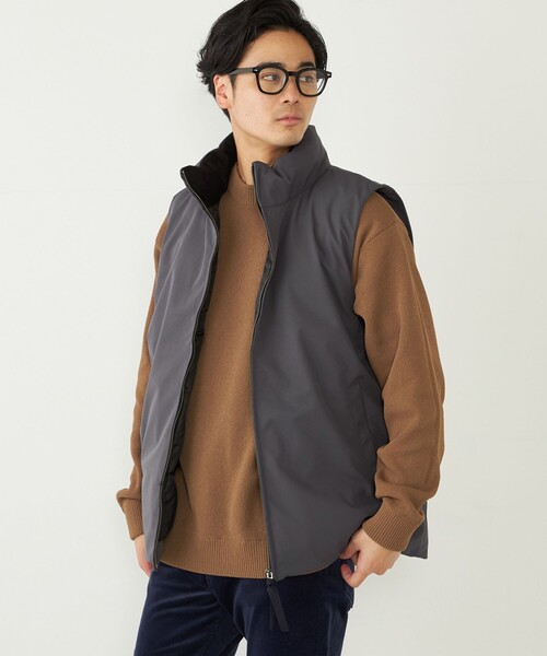 SHIPS Colors（シップス カラーズ）の「SHIPS Colors:〈撥水・防風〉SUGENRO(R) 中綿 ベスト（ベスト・メンズ・ダークグレー/ブラック・MEDIUM/LARGE/X-LARGE）」の17枚目の写真