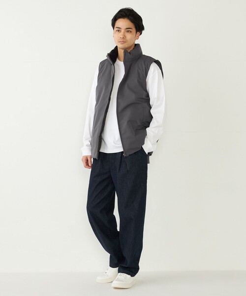 SHIPS Colors（シップス カラーズ）の「SHIPS Colors:〈撥水・防風〉SUGENRO(R) 中綿 ベスト（ベスト・メンズ・ダークグレー/ブラック・MEDIUM/LARGE/X-LARGE）」の9枚目の写真