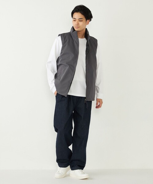 SHIPS Colors（シップス カラーズ）の「SHIPS Colors:〈撥水・防風〉SUGENRO(R) 中綿 ベスト（ベスト・メンズ・ダークグレー/ブラック・MEDIUM/LARGE/X-LARGE）」の10枚目の写真