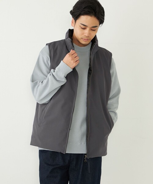 SHIPS Colors（シップス カラーズ）の「SHIPS Colors:〈撥水・防風〉SUGENRO(R) 中綿 ベスト（ベスト・メンズ・ダークグレー/ブラック・MEDIUM/LARGE/X-LARGE）」の3枚目の写真