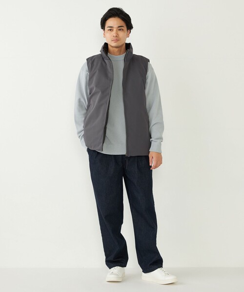 SHIPS Colors（シップス カラーズ）の「SHIPS Colors:〈撥水・防風〉SUGENRO(R) 中綿 ベスト（ベスト・メンズ・ダークグレー/ブラック・MEDIUM/LARGE/X-LARGE）」の5枚目の写真