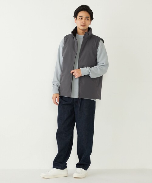 SHIPS Colors（シップス カラーズ）の「SHIPS Colors:〈撥水・防風〉SUGENRO(R) 中綿 ベスト（ベスト・メンズ・ダークグレー/ブラック・MEDIUM/LARGE/X-LARGE）」の6枚目の写真