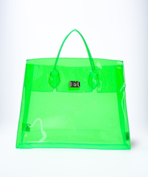 いラインアップ TOTE VINYL BAG クリアバッグ / PVC / SET SEAL STICKER & バッグ