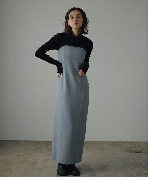 セール】Velour Mesh Tops（Tシャツ/カットソー）｜anuke