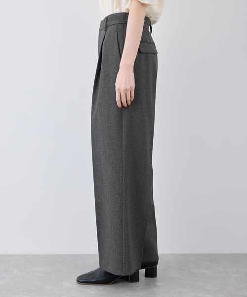 ROPE' PICNIC（ロペピクニック）の「【3サイズ展開】裏起毛スリートーンツイードパンツ（その他パンツ・レディース・チャコールグレー/ダークブラウン・36/38/40）」の15枚目の写真