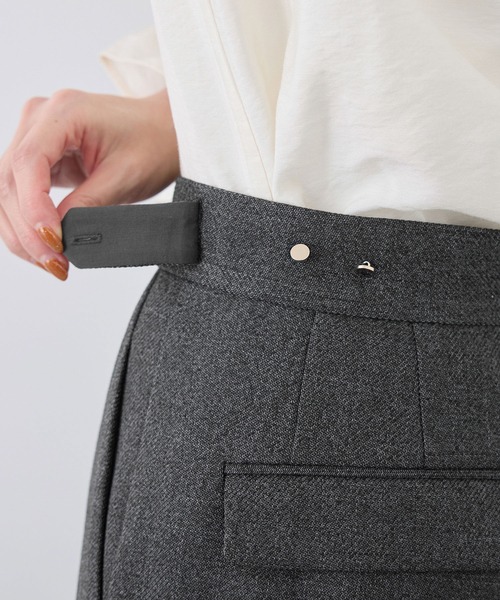 ROPE' PICNIC（ロペピクニック）の「【3サイズ展開】裏起毛スリートーンツイードパンツ（その他パンツ・レディース・チャコールグレー/ダークブラウン・36/38/40）」の19枚目の写真