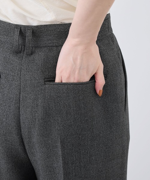 ROPE' PICNIC（ロペピクニック）の「【3サイズ展開】裏起毛スリートーンツイードパンツ（その他パンツ・レディース・チャコールグレー/ダークブラウン・36/38/40）」の21枚目の写真