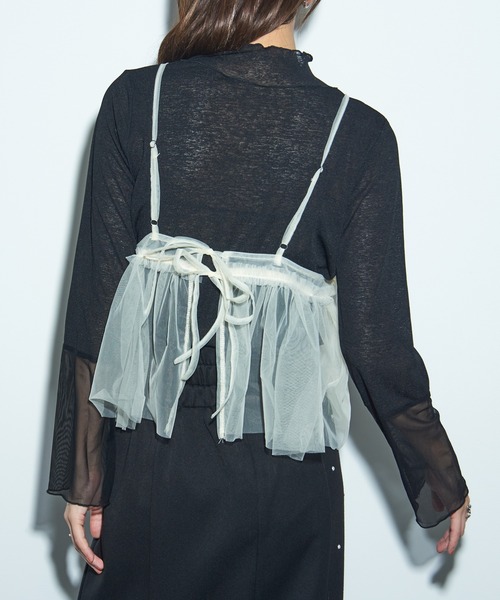 セール】【MAISON BREEZE reveur】チュールキャミビスチェ trc