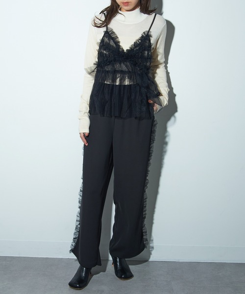 セール】【MAISON BREEZE reveur】チュールキャミビスチェ trc