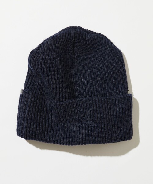NAUTICA（ノーティカ）の「NAUTICA/ノーティカ Nylon Lambswool Beanie/ナイロン ラムウール ビーニー（ニットキャップ/ビーニー・メンズ・ブラック/ネイビー・ﾌﾘ-）」の3枚目の写真