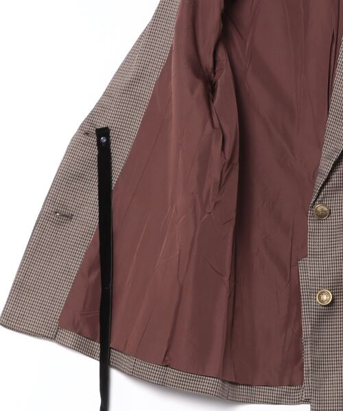RANCLIC（ランクリック）の「single-breasted ribbon blazer【RC】（テーラードジャケット・レディース・ダークブラウン・FREE）」の4枚目の写真