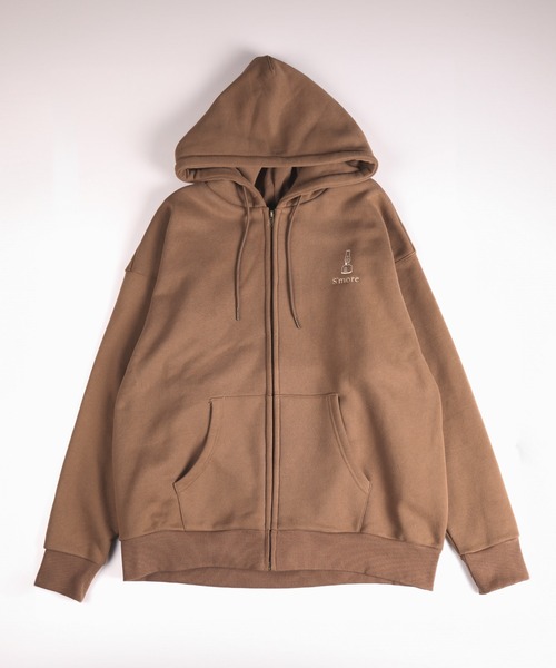S'more（スモア）の「S'more gear illustration full zip hoodie スモギアイラストレーションフルジップフーディー (AW)（パーカー・レディース・ホワイト/ブラウン・SMALL/MEDIUM/LARGE）」の17枚目の写真