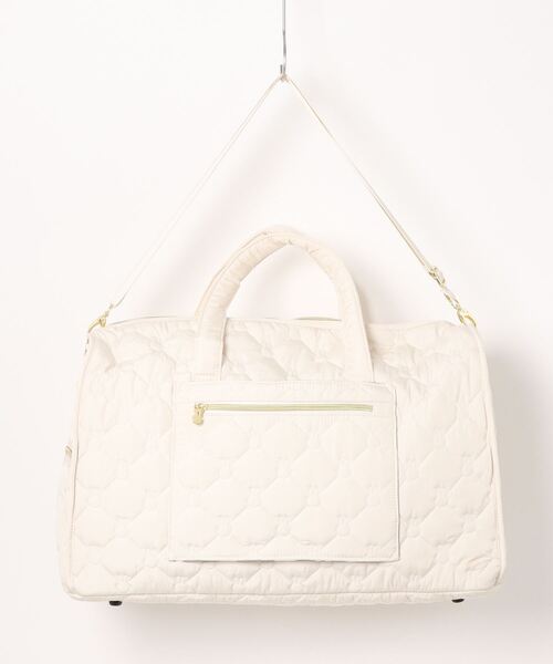 Miffy（ ミッフィー）の「【miffy/ミッフィー】 チャーム付き ボストンバッグ（ボストンバッグ・レディース・ブラック/アイボリー/グレイッシュベージュ・FREE）」の4枚目の写真
