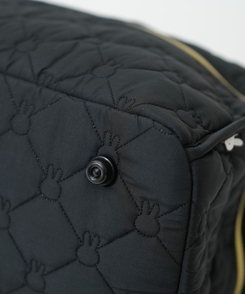 Miffy（ ミッフィー）の「【miffy/ミッフィー】 チャーム付き ボストンバッグ（ボストンバッグ・レディース・ブラック/アイボリー/グレイッシュベージュ・FREE）」の14枚目の写真