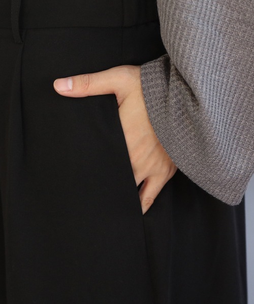 8(eight)(エイト)の「ワイドカーブパンツ(スラックス・メンズ・ブラック/グレー・MEDIUM/LARGE/X-LARGE)」の21枚目の写真