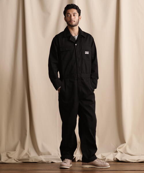 メンズ SCHOTT ショット ツナギ ジャンプスーツ オールインワン M 黒 Schott/ショット/TC WORKWEAR JUMPSUIT/ティーシー ワークウェア