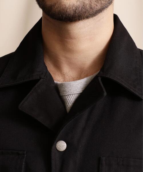 schott(ショット)の「Schott/ショット/TC WORKWEAR JUMPSUIT/ティーシー ワークウェア ジャンプスーツ(つなぎ/オールインワン・メンズ・ブラック/カーキ/キナリ・M/L/XL)」の8枚目の写真