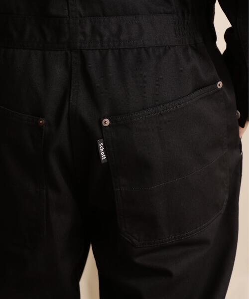 schott(ショット)の「Schott/ショット/TC WORKWEAR JUMPSUIT/ティーシー ワークウェア ジャンプスーツ(つなぎ/オールインワン・メンズ・ブラック/カーキ/キナリ・M/L/XL)」の13枚目の写真