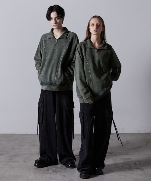 CLEL】Heavy Weight Vintage Design Half Zip/ヘビーウェイト