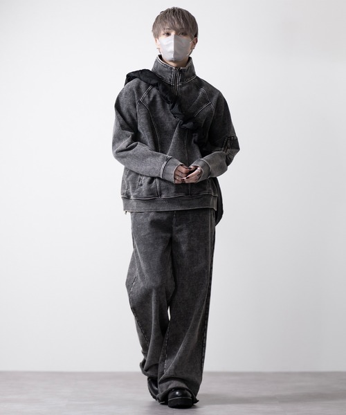 CLEL（クレイル）の「【CLEL】Heavy Weight Vintage Design Half Zip/ヘビーウェイト ヴィンテージデザインハーフジップ（Tシャツ/カットソー・メンズ・ブラック系/グレー系/ブラウン系・L/M/S/XS）」の16枚目の写真