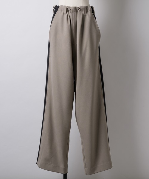 LA BELLE ETUDE（ラベルエチュード）の「サイドラインリラックスワイドスラックス（スラックス・レディース・ライトブルー/グレー/ベージュ・1/0）」の22枚目の写真