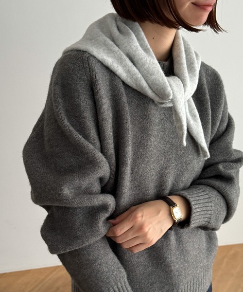 CANAL JEAN（キャナルジーン）の「diggity トライアングルニット