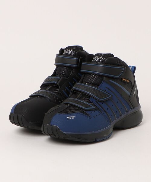 DUNLOP REFINED ダンロップリファインド ST3070 鋼鉄先芯 幅広4E メンズワーキングシューズ 作業靴 セーフティスニーカー チェンジパッド ハイカット DS3070（その他シューズ）｜ASBee（アスビー）