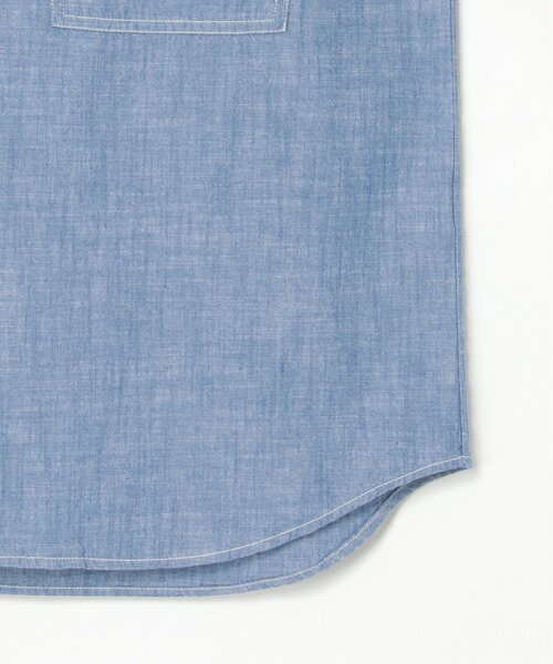 VENCEEXCHANGE（ヴァンスエクスチェンジ）の「シャンブレーオーバーシャツ（シャツ/ブラウス・メンズ・ブルー/ブラック/アイボリー・L/M）」の13枚目の写真