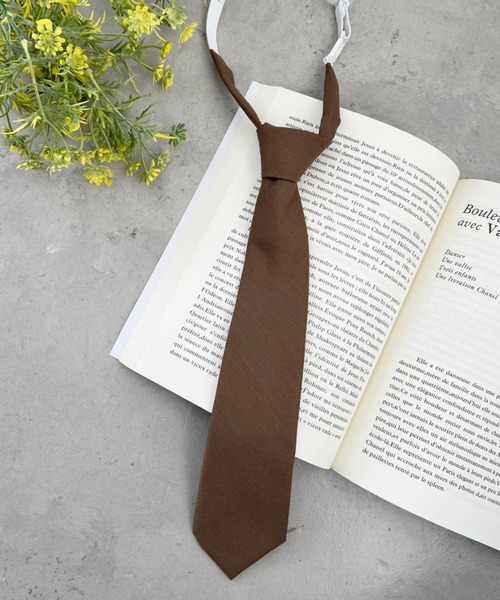 SOLLON.（ソルロン）の「アソートネクタイ（ネクタイ・レディース・グレー/ブラック/ブラウン系その他/ブラウン/レッド/ネイビー・FREE）」の20枚目の写真