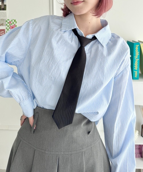 SOLLON.（ソルロン）の「アソートネクタイ（ネクタイ・レディース・グレー/ブラック/ブラウン系その他/ブラウン/レッド/ネイビー・FREE）」の12枚目の写真