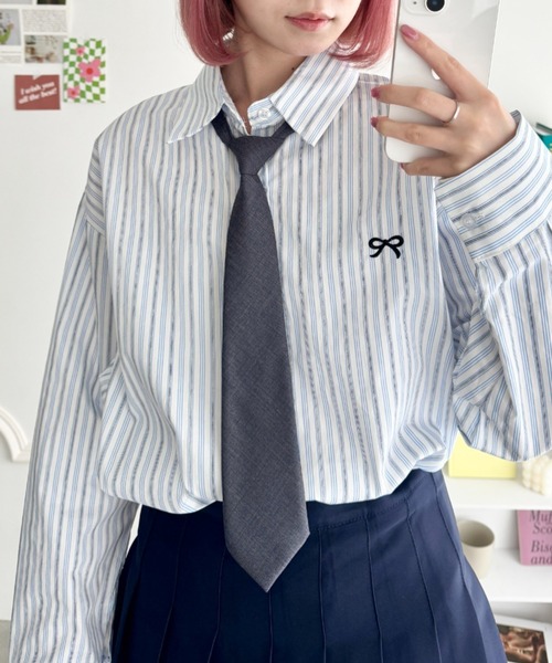 SOLLON.（ソルロン）の「アソートネクタイ（ネクタイ・レディース・グレー/ブラック/ブラウン系その他/ブラウン/レッド/ネイビー・FREE）」の17枚目の写真