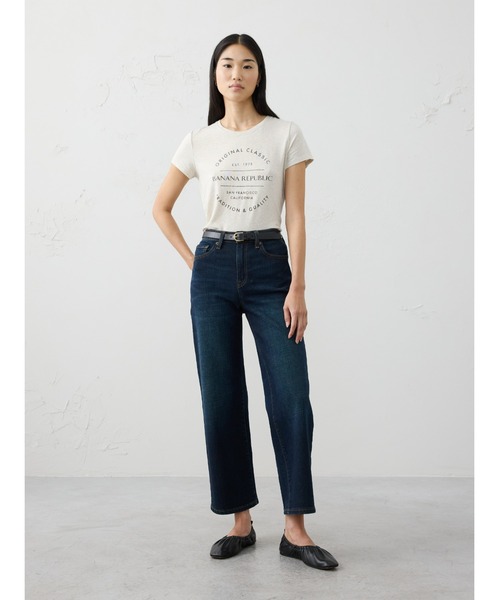 BANANA REPUBLIC FACTORY STORE（バナナリパブリック ファクトリーストア）の「BANANA REPUBLIC FACTORY STORE　　クラシック ロゴTシャツ（Tシャツ/カットソー・レディース・ナチュラル/ブラック/ホワイト/ネイビー・XS/L/M/S）」の11枚目の写真