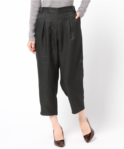 SEVENDAYS=SUNDAY（セブンデイズサンデイ）の「ヘリンボーンテーパードパンツ（その他パンツ・レディース・グレー/ブラック/カーキ・MEDIUM/LARGE）」の2枚目の写真