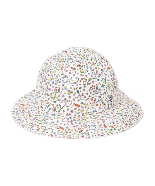 SHIPS(シップス)の「SHIPS KIDS:〈UVカット〉リバティ ベビー リバーシブル ハット(ハット・キッズ・ライトホワイト・SMALL/MEDIUM/X-SMALL/XX-SMALL)」の1枚目の写真