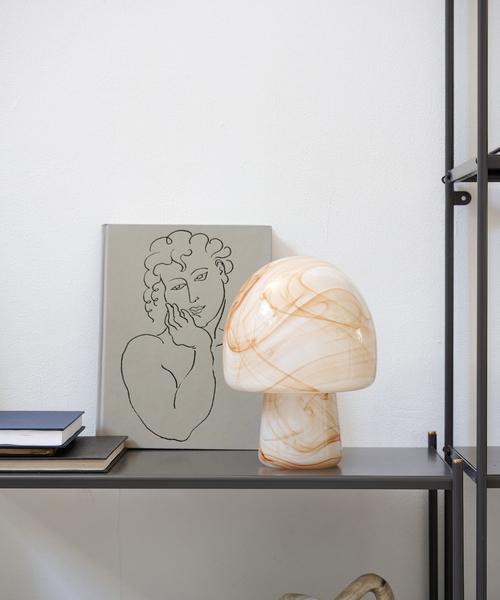 journal standard Furniture (ジャーナルスタンダードファニチャー)の「HAGU TABLE LAMP ハグ テーブルランプ(照明・レディース・キャメル・FREE)」の8枚目の写真