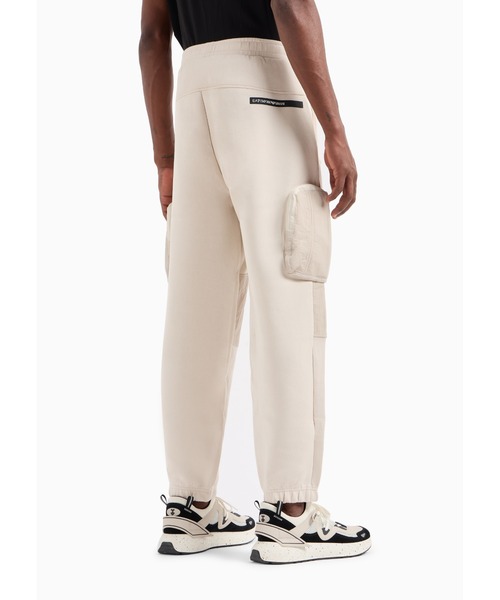 EMPORIO ARMANI EA7（エンポリオアルマーニイーエーセブン）の「【エンポリオ アルマーニ EA7】Athletic Mix カーゴパンツ コットン混紡（カーゴパンツ・メンズ・ベージュ系・LARGE）」の3枚目の写真