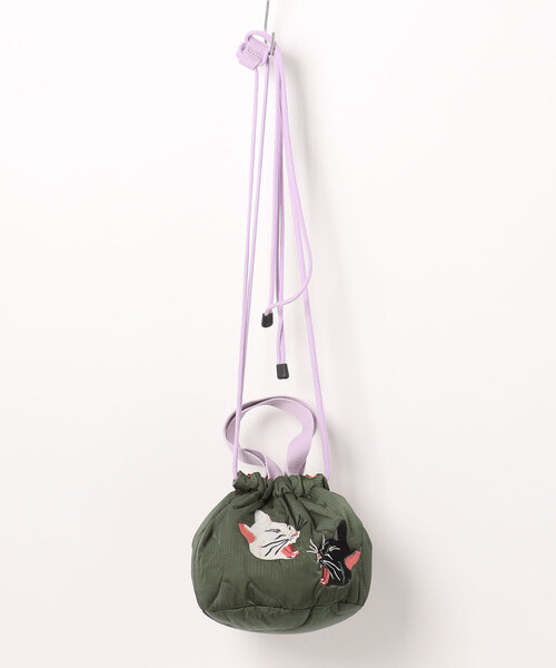 HOUSTON(ヒューストン)の「HOUSTON / NYLON EFFECT BAG 6005W 6006W(ショルダーバッグ・レディース・ブルー/カーキ/グリーン/イエロー/ネイビー/ピンク・ONESIZE)」の20枚目の写真