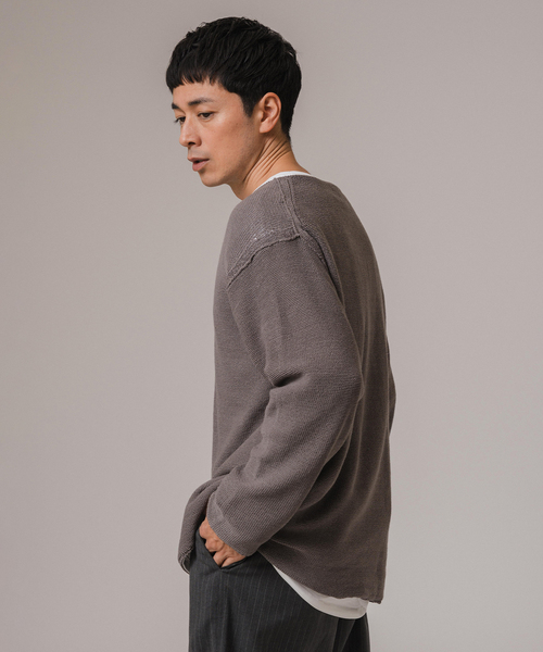 EDIFICE（エディフィス）の「CHILL FIT ワイドネック ニット（ニット