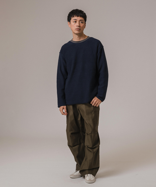 EDIFICE（エディフィス）の「CHILL FIT ワイドネック ニット（ニット