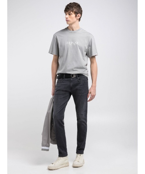 REPLAY(リプレイ)の「スリムフィットANBASSブラックパワーストレッチデニム(デニムパンツ・メンズ・ダークグレー・W28xL32/W29xL32/W30xL32/W31xL32/W32xL32/W33xL32/W34xL32/W36xL32)」の4枚目の写真