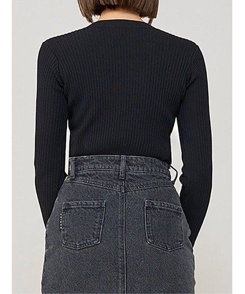 新品未使用♡正規品　Darich フロントオープンリブニットトップス フロントオープンリブニットトップス（ニット/セーター