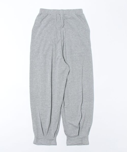 STYLEBLOCK（スタイルブロック）の「裏毛タックボリュームパンツ（その他パンツ・レディース・チャコールグレー/グレー/ホワイト系その他/ブラック・M）」の5枚目の写真