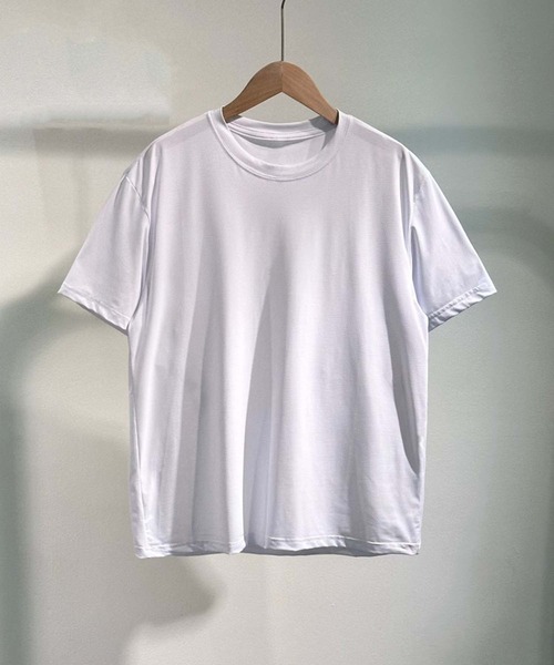 aimoha(アイモハ)の「【aimoha MEN】テクスチャードTシャツトラクチャードTシャツ (SS)(Tシャツ/カットソー・メンズ・ダークグレー/ブラック/ホワイト・LARGE/X-LARGE/XX-LARGE/XXX-LARGE)」の1枚目の写真