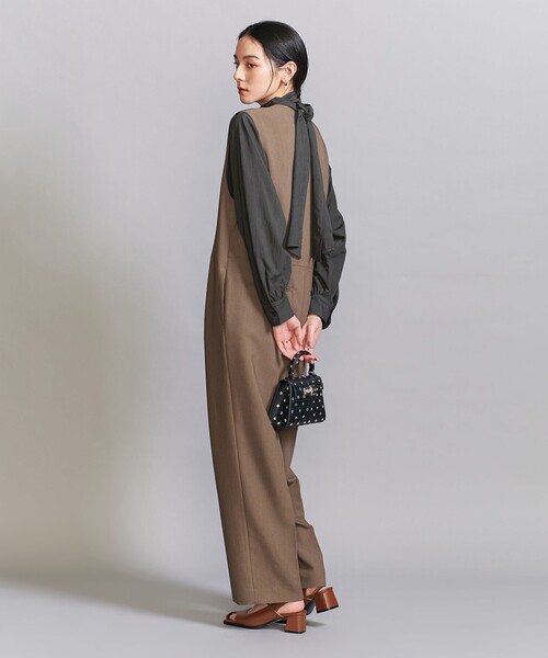 BEAUTY&YOUTH UNITED ARROWS（ビューティーアンドユースユナイテッドアローズ）の「【WEB限定 Wardrobe DAILY MINIMAL】リボンタイブラウス -2WAY/ウォッシャブル-（シャツ/ブラウス・レディース・ホワイト/ベージュ/ダークグレー・FREE）」の17枚目の写真