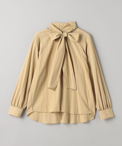 BEAUTY&YOUTH UNITED ARROWS（ビューティーアンドユースユナイテッドアローズ）の「【WEB限定 Wardrobe DAILY MINIMAL】リボンタイブラウス -2WAY/ウォッシャブル-（シャツ/ブラウス・レディース・ホワイト/ベージュ/ダークグレー・FREE）」の19枚目の写真
