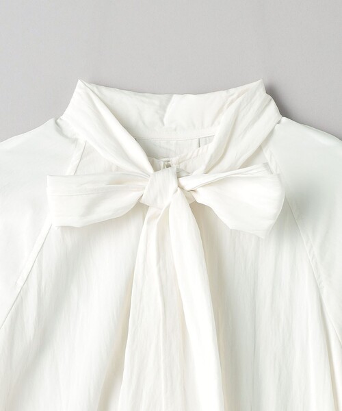 WEB限定 Wardrobe DAILY MINIMAL】リボンタイブラウス -2WAY