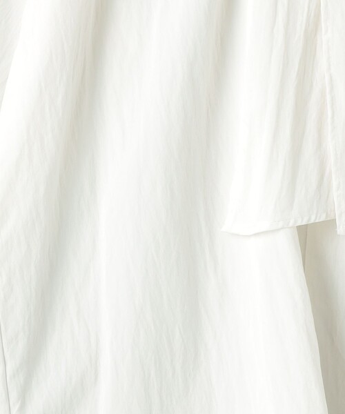 BEAUTY&YOUTH UNITED ARROWS（ビューティーアンドユースユナイテッドアローズ）の「【WEB限定 Wardrobe DAILY MINIMAL】リボンタイブラウス -2WAY/ウォッシャブル-（シャツ/ブラウス・レディース・ホワイト/ベージュ/ダークグレー・FREE）」の9枚目の写真
