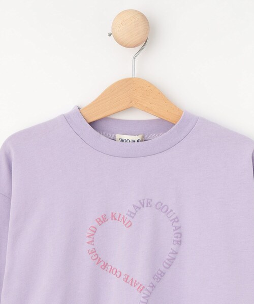 SHOO・LA・RUE(シューラルー)の「【100-150cm/洗える/姉妹リンク可】GIRLS プリントアソートロンT(Tシャツ/カットソー・キッズ・オフホワイト/ブラック/サックスブルー/ピンク/パープル・10/11/12/13/14/15 )」の8枚目の写真