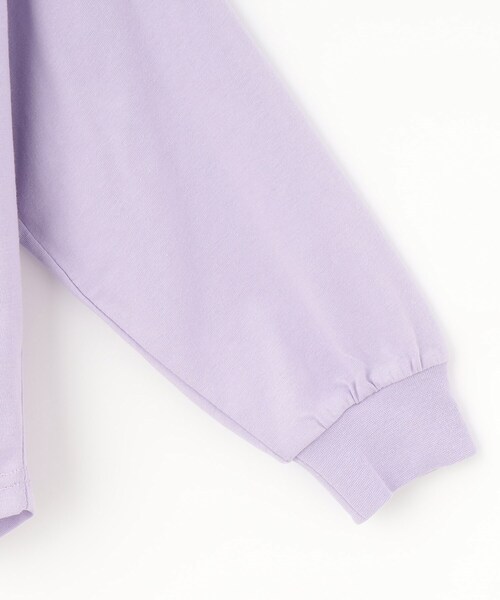 SHOO・LA・RUE(シューラルー)の「【100-150cm/洗える/姉妹リンク可】GIRLS プリントアソートロンT(Tシャツ/カットソー・キッズ・オフホワイト/ブラック/サックスブルー/ピンク/パープル・10/11/12/13/14/15 )」の9枚目の写真