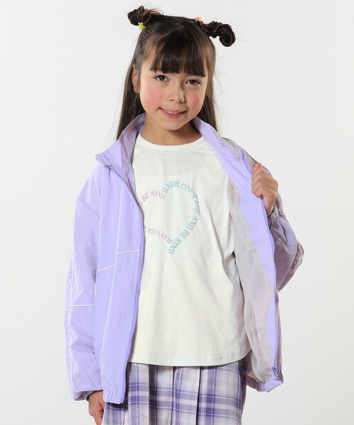 SHOO・LA・RUE(シューラルー)の「【100-150cm/洗える/姉妹リンク可】GIRLS プリントアソートロンT(Tシャツ/カットソー・キッズ・オフホワイト/ブラック/サックスブルー/ピンク/パープル・10/11/12/13/14/15 )」の22枚目の写真